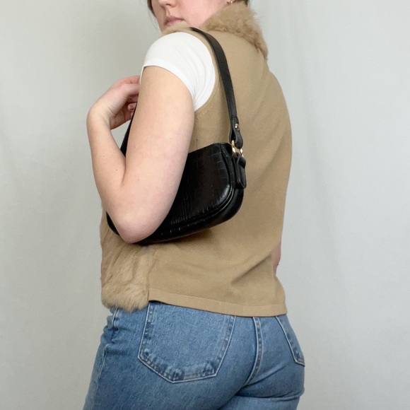 Vintage Rabbit Fur Vest - Picture 2 of 3